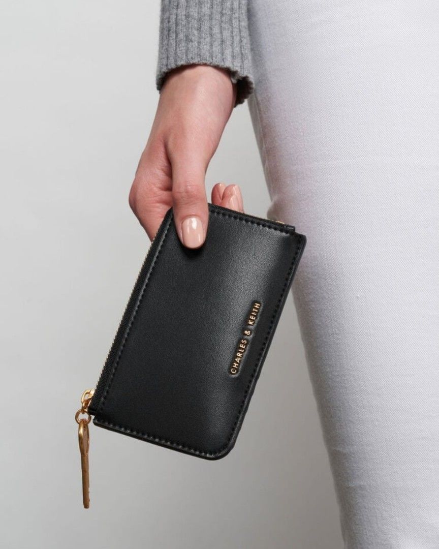 Charles Keith Zip Wallet, Women's Fashion, Bags Wallets