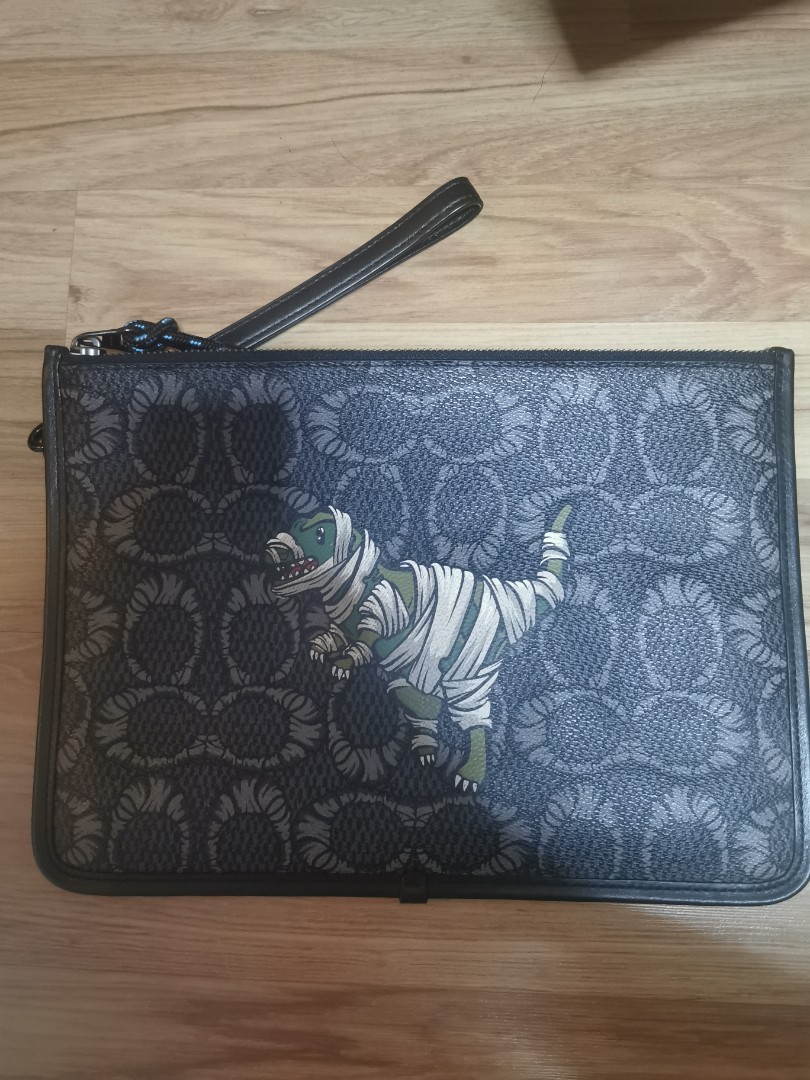 Coach hot sale dinosaur clutch