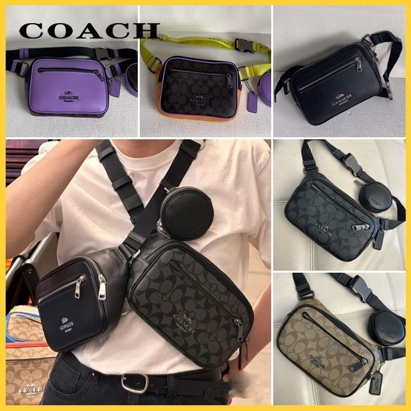 Coach Men Slingbag with pouch Men s Fashion Bags Sling Bags on Carousell