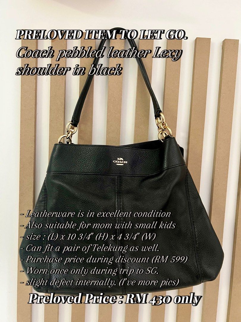 Coach lexy small size outlet