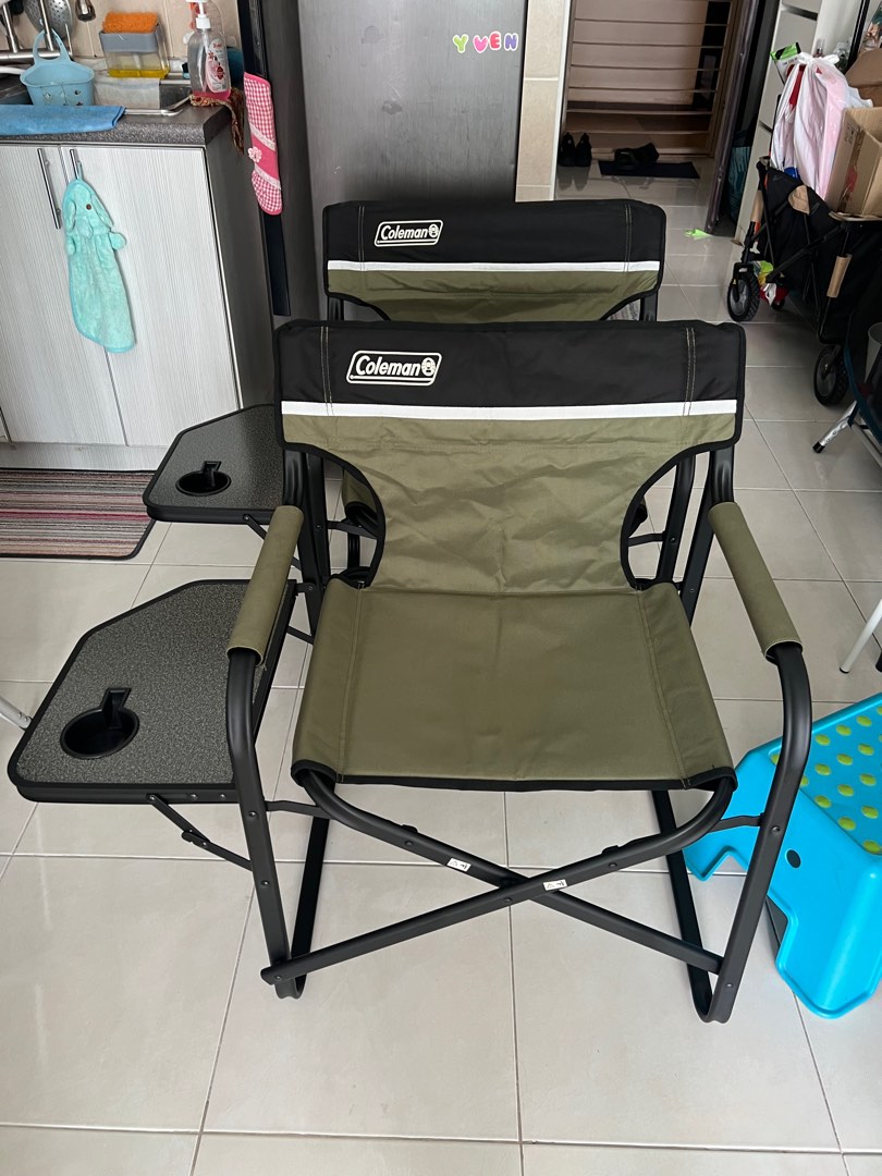 Coleman deck chair olive sales