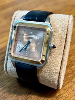 Cartier santos gold outlet mens watch