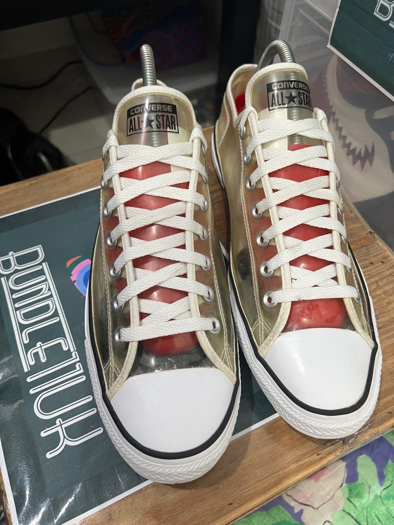 Clear plastic converse online