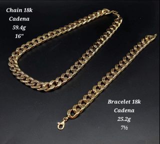 Cuban Curb Chain Bracelet & Necklace