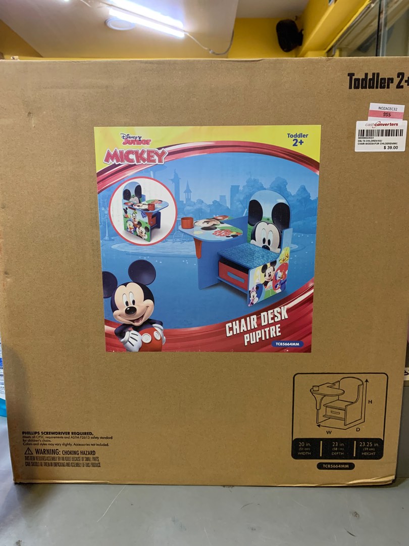 Delta mickey top mouse chair desk