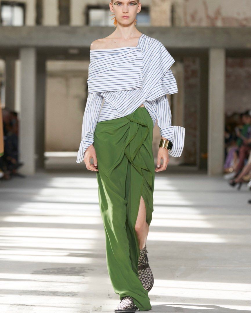 Dries Van Noten SS14 Silk Skirt FR34 Dries Van Noten Skirts