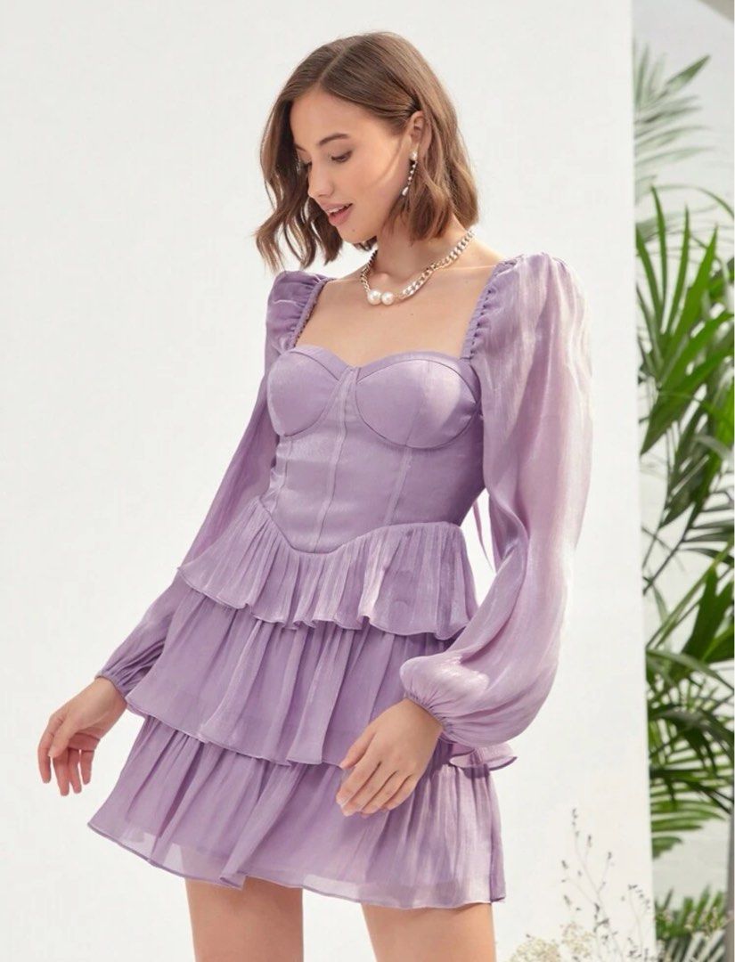 Enchanted Purple Dress Women s Fashion Dresses Sets Dresses
