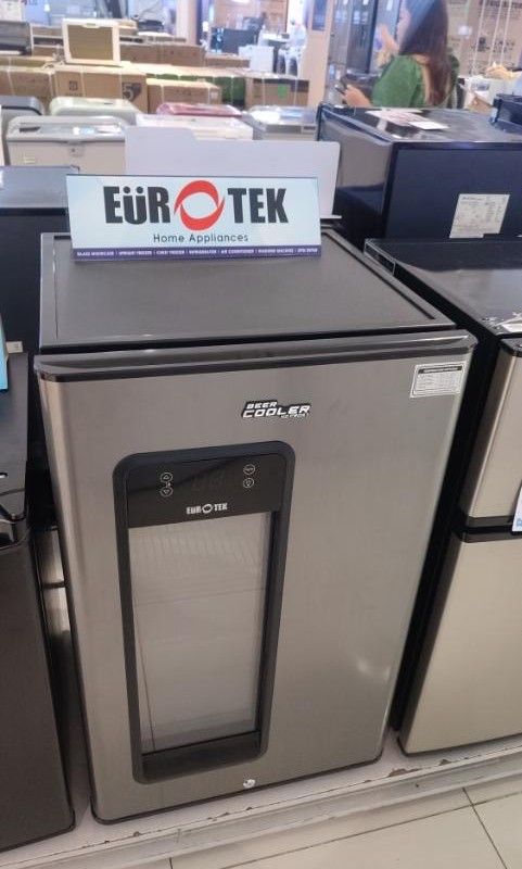 EUROTEK BEER COOLER EBC-110NS (Category: Refrigerators and Freezers) located in Quezon City. Submitted by maryann.dimalanta (Listing ID 1286528839, Image 1). Description: EUROTEK 4 cu ft BEER COOLER EBC-110NS * No Frost * Electronic Temperature Control with Digital Display * Top Table * Fan Blower * Interior Light * Door Lock * Adjustable Wire Shelves EBC-110NS- 15,900 Brand new and sealed with warranty and receipt 7 days outright replacement on 