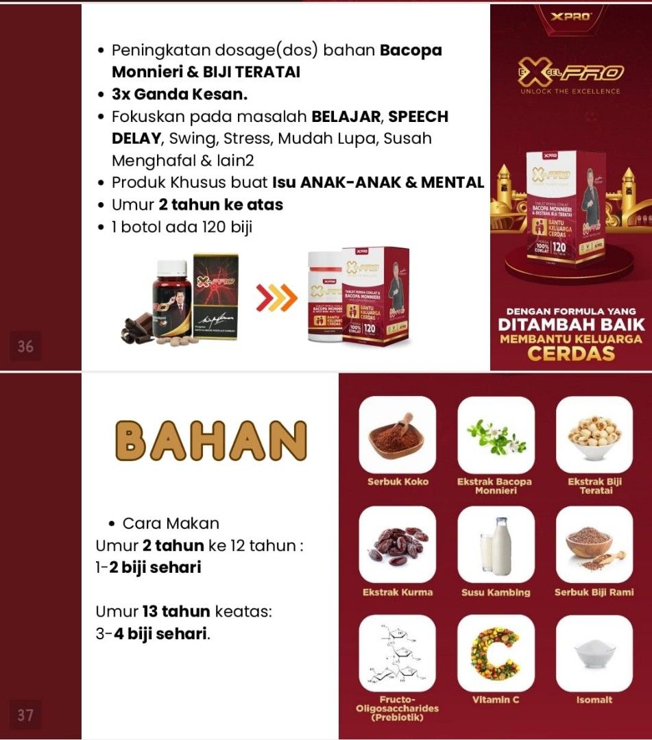 Excel PRO(2024) (Category: Vitamins & Supplements) located in Singapore. Submitted by Bydarifyah (Listing ID 1286511708, Image 4). Description: .