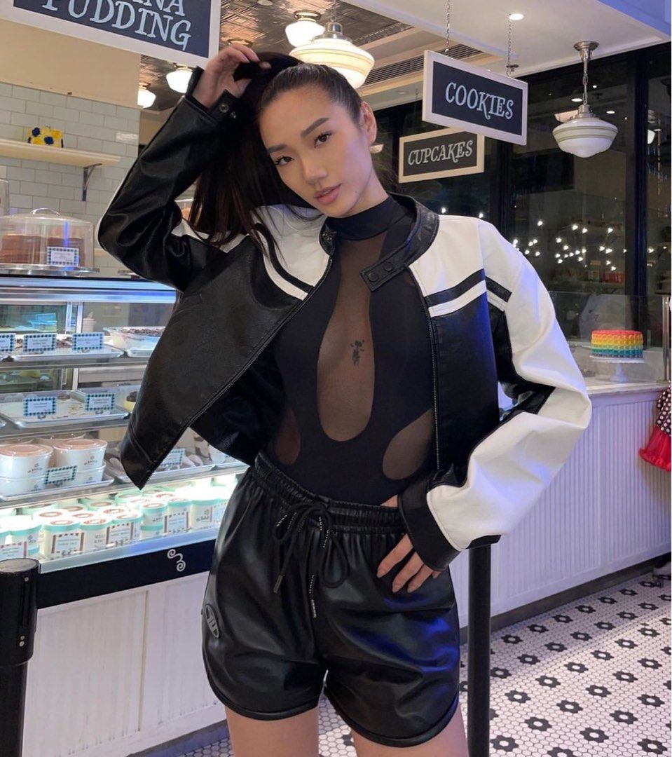 Leather shorts supre deals