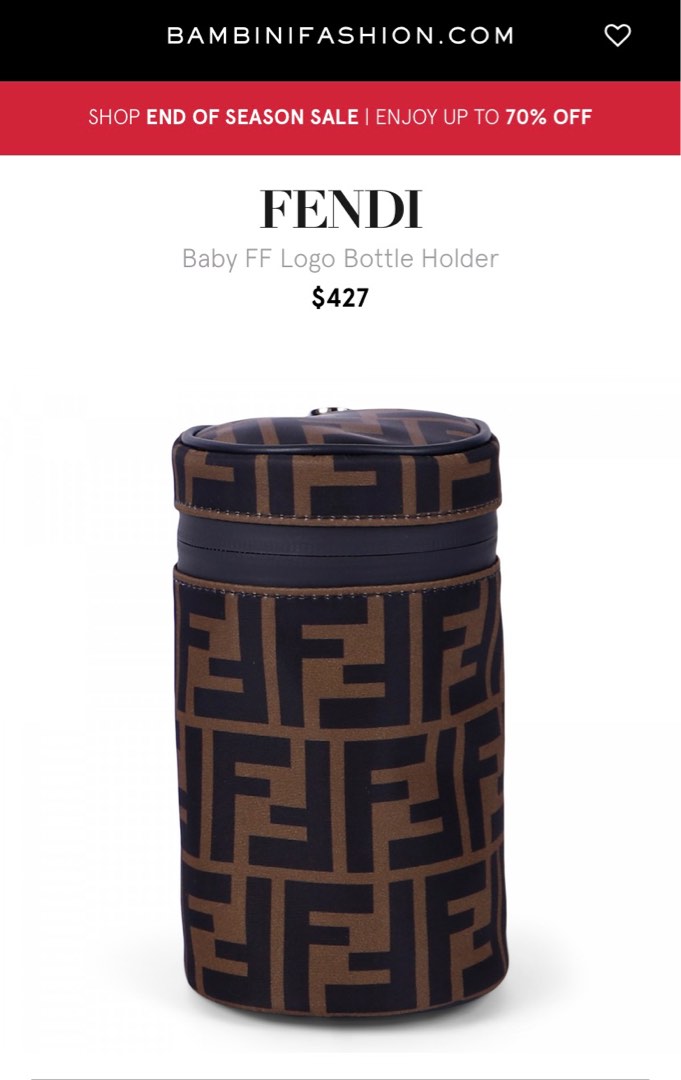 Fendi baby bottles best sale