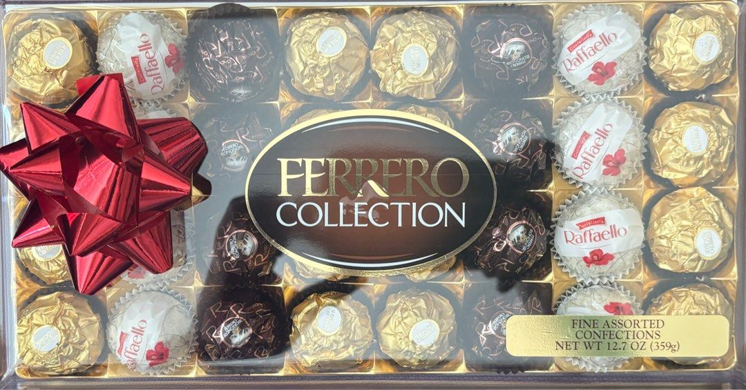 Ferrero Collection- Fine Assorted Confection (Category: Other Food & Drinks) located in Las Pinas. Submitted by thebazaar2024 (Listing ID 1286440192, Image 1). Description: Ferrero Collection- Ferrero Rondnoir, Ferrero Rocher and Raffaello.