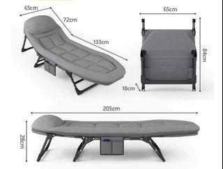 Folding bed with foam available