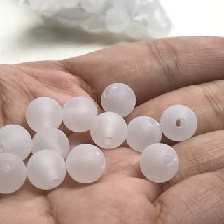 Frosted Plastic Beads For DIY Necklaces, Bracelets, Headbands, Brooches, Charms, Bags and Wallets