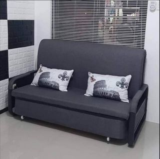 FUNCTIONAL METAL SOFA BED WITH ARMREST
