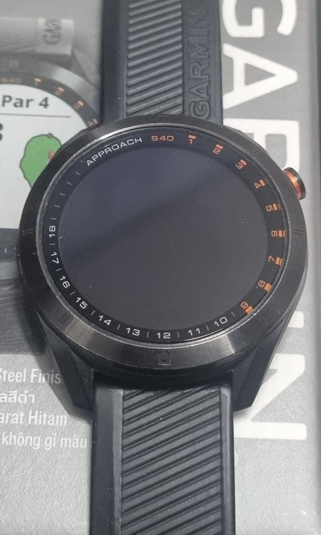 Garmin s40 clearance golf watch black