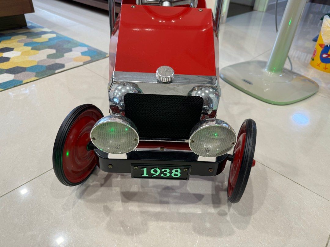 Goki Pedal Car Red 1938 Babies Kids Infant Playtime on Carousell