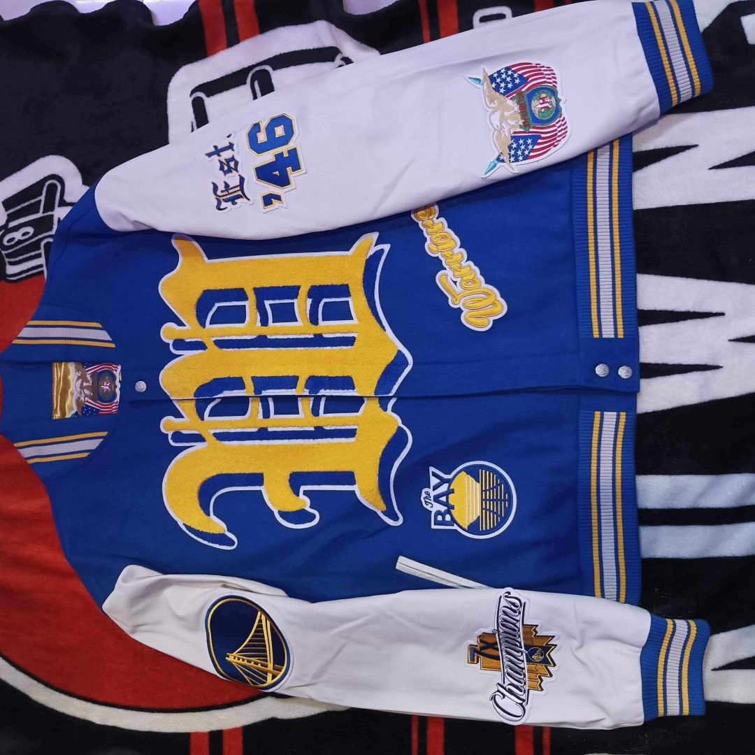 GSW 7TH CHAMPIONSHIP JACKET BY JEFF HAMILTON Men s Fashion Coats