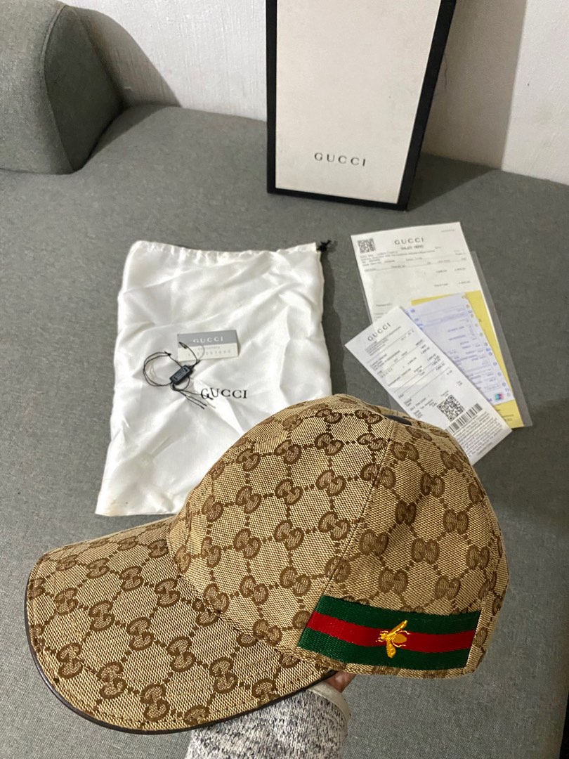 GUCCI CAP GUCCI LOVERS GUCCI GG BASEBALL GUCCI CAPS GUCCI GG Baseball Cap Men s Fashion Watches Accessories Caps Hats on Carousell