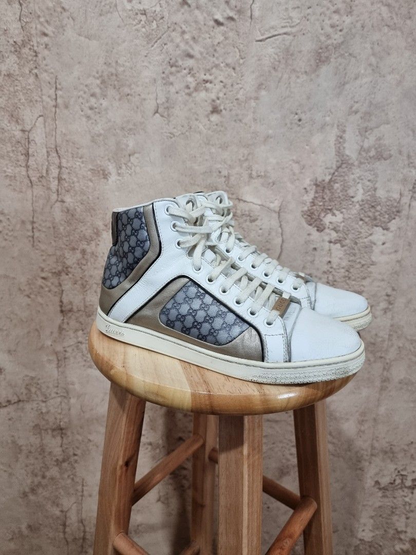 Gucci guccissima high top sneaker clearance