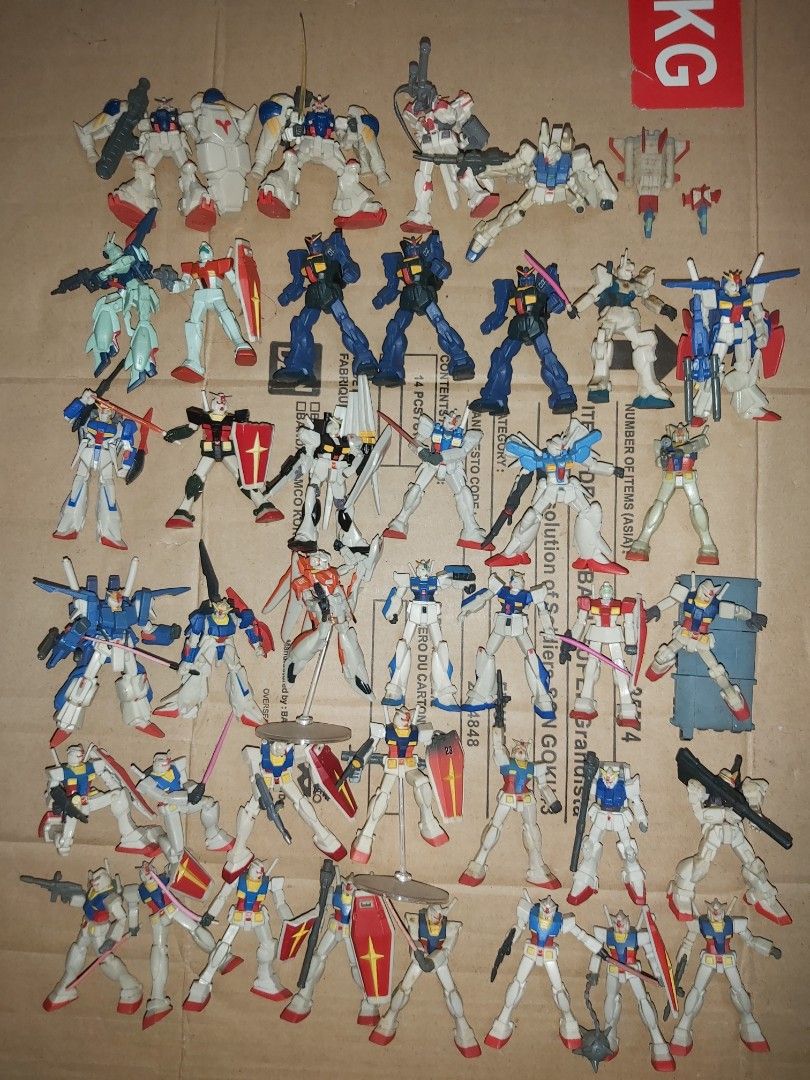 高達 Gundam Bandai 扭蛋Ms Selection hg 機動戰士Collection枱