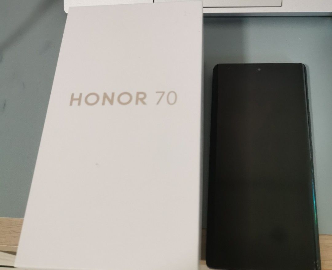 Honor 70 with box with charger (Category: Android Others) located in Bulacan. Submitted by rsknrqz (Listing ID 1286448126, Image 1). Description: Honor 70 256 GB With box,with charger Free 2 pcs high quality phone cases Bagong bago pa 8 months pa lang Bought for 28k RFS: Upgrade Slightly negotiable pero wag naman lowballing please SF shouldered by buyer No rush shipping/meet up.