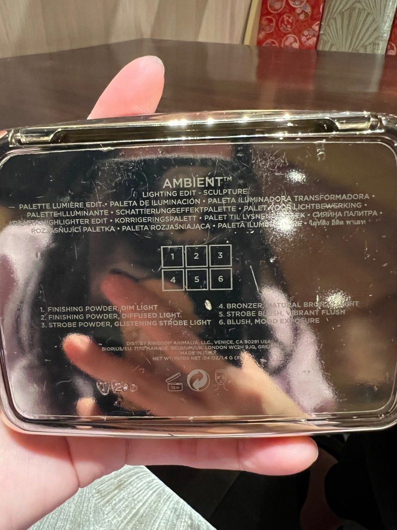 Hourglass ambient lighting sculpture palette, Kesehatan & Kecantikan