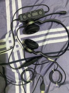 Jabra biz 2300 duo qd store headset with jabra link 230