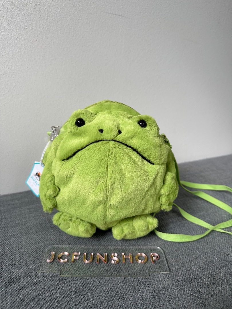 Jellycat Ricky Rain Frog Bag BNWT Valentines Day Gift Sealed, Women's  Fashion, Bags & Wallets, Cross-body Bags on Carousell