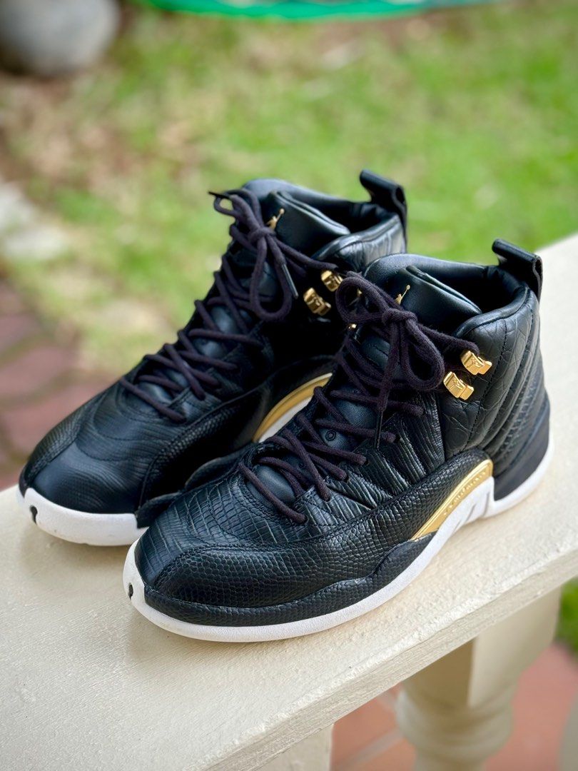 Jordan 12 black and green online