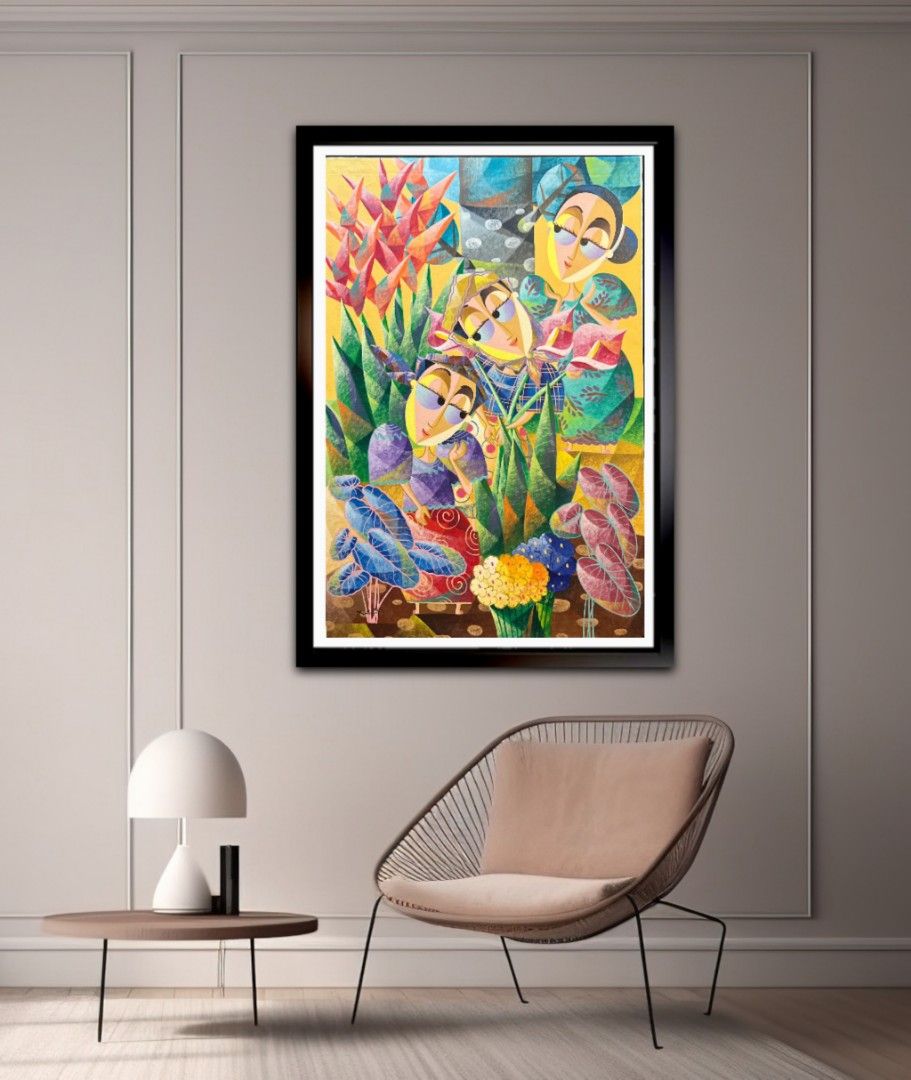 Jovan Benito artwork (Category: Art & Prints) located in Manila. Submitted by megaworld_art (Listing ID 1286553747, Image 1). Description: 2x3ft with certificate of authenticity included framed. free delivery metro manila ❗. Cash on delivery metro manila ❗. We do also commission work any subject you prefer ❗.