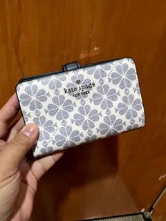 Kate Spade - Navy Multi Medium Spade Flower wallet