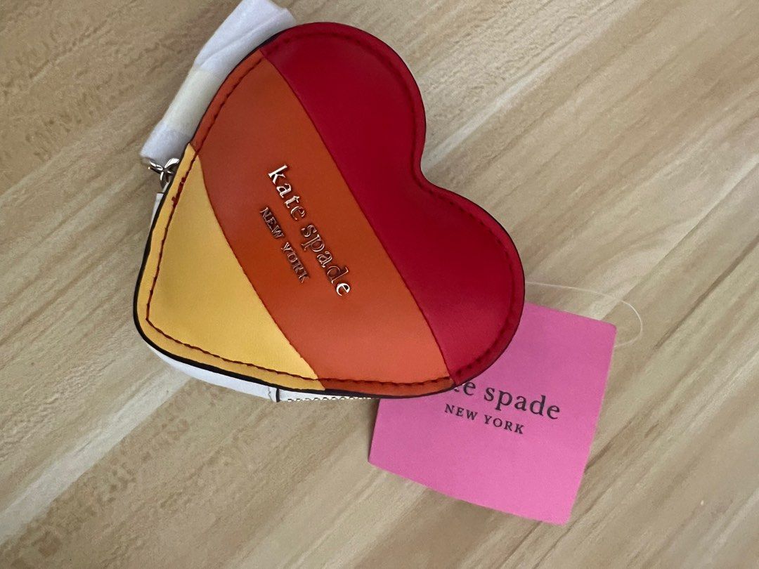 Kate spade 3d best sale heart coin purse