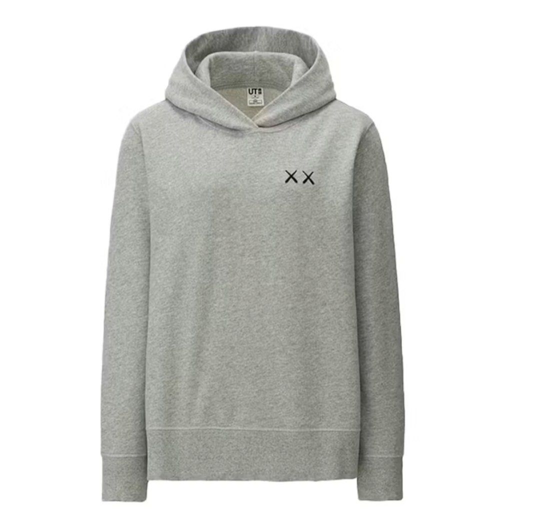 Grey kaws hoodie sales
