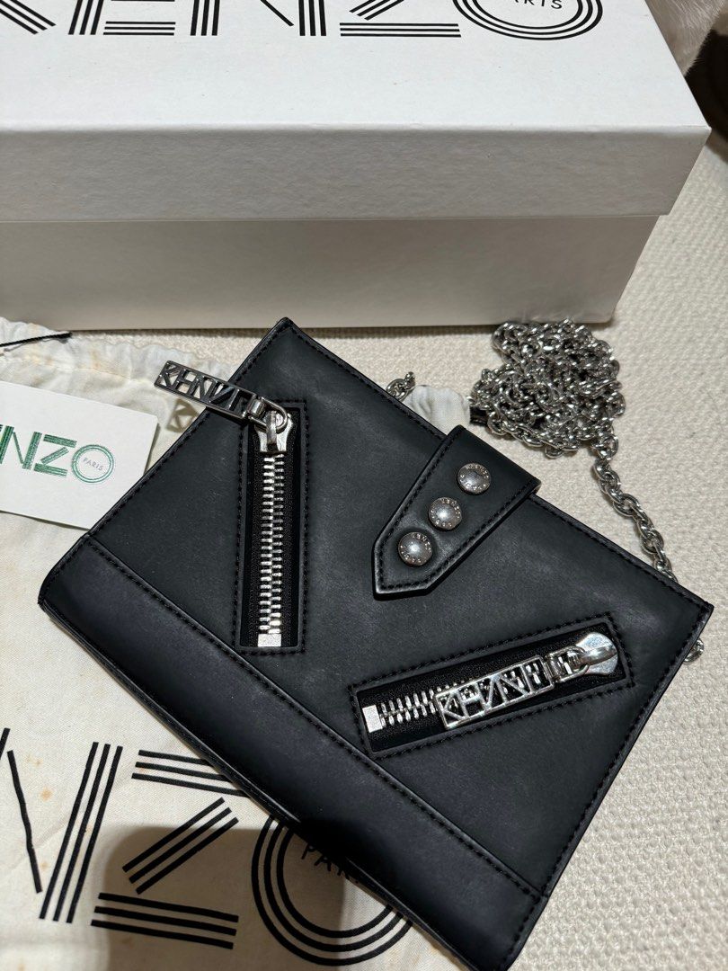 KENZO Women s Kalifornia Mini Shoulder Bag Black Luxury Bags