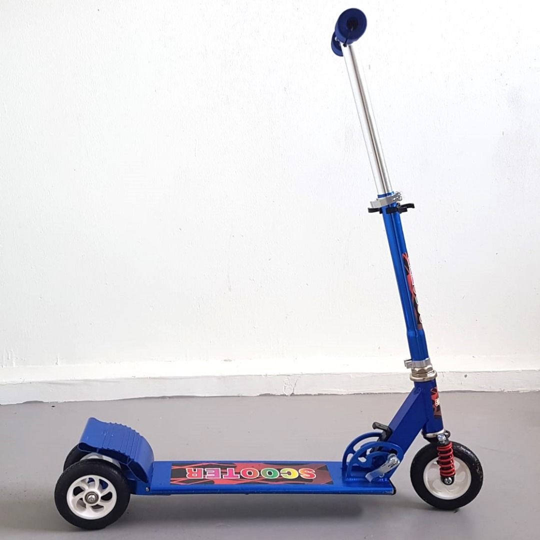 KICK Scooter Front Suspension Back Brake 2 Wheels Stand Easy