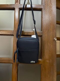 Lacoste black sling bag