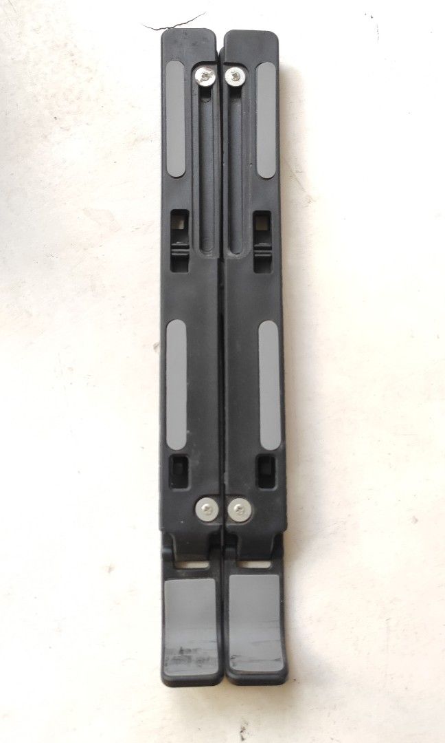 Tablet or laptop stand adjustable to 7 heights (Category: Other Accessories) located in Paranaque City. Submitted by roxanne.vds (Listing ID 1286415540, Image 2). Description: used laptop stand or Tablet stand Sturdy and adjustable black color not alloy RfS: not using anymore.