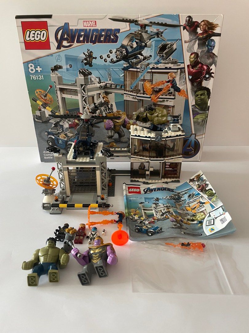 Lego marvel avengers store compound battle playset