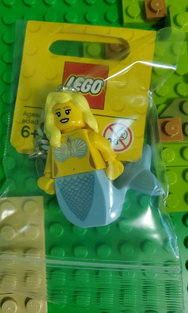 Lego Mermaid Keychain Minifigure