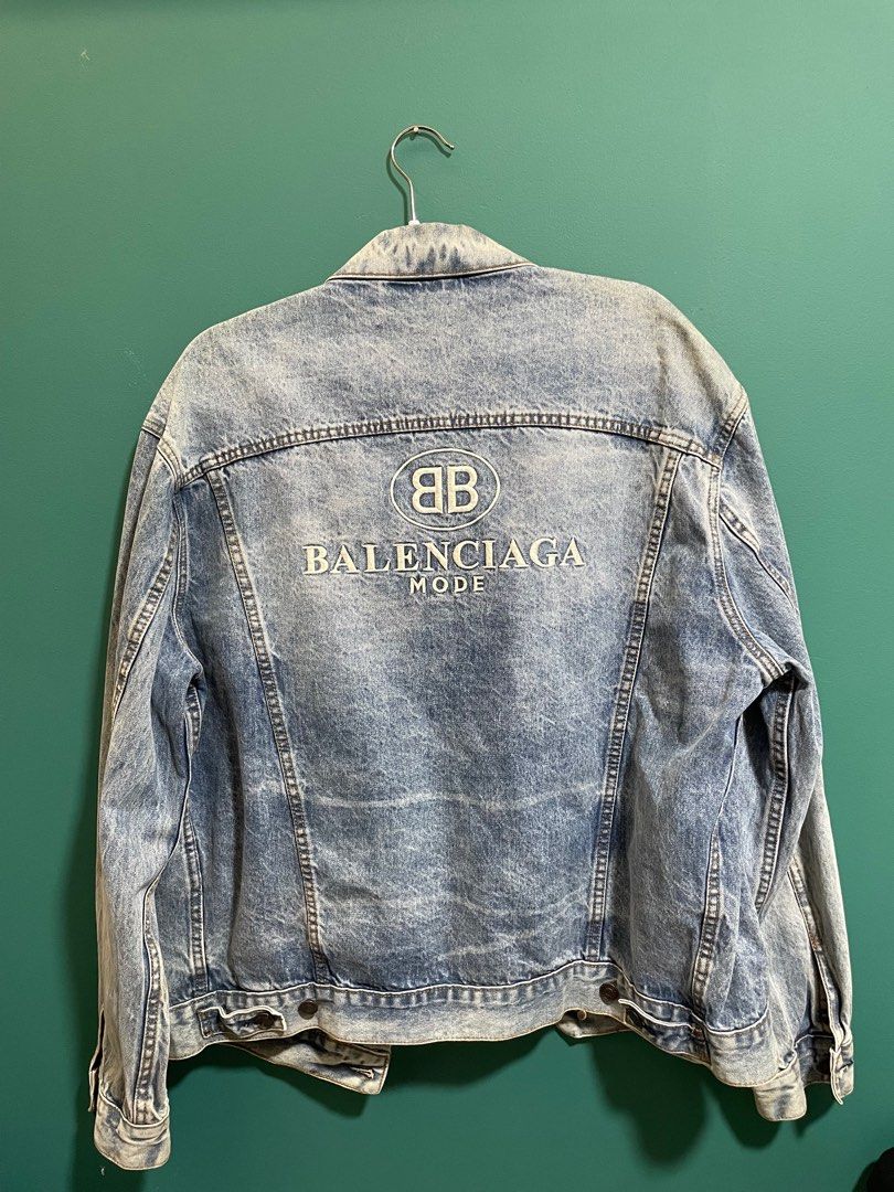 Balenciaga mode denim jacket top