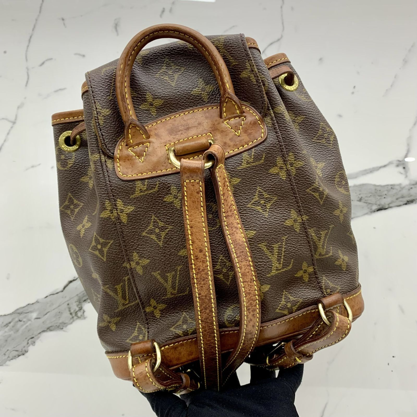 LOUIS VUITTON M51137 MONOGRAM BROWN MONTSOURIS PM BACKPACK 247004425 KM,  Luxury, Bags & Wallets on Carousell
