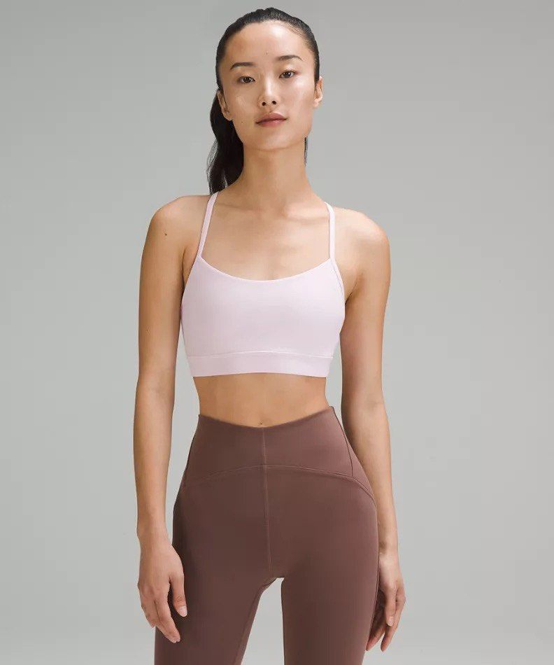 Lululemon flow Y bra Nulu light support B/C cup Asia fit, Women's Fashion,  Activewear on Carousell