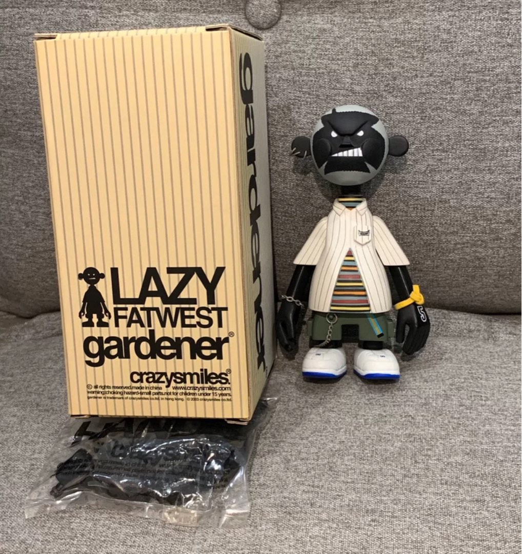 マイケルラウMichael Lau Fatwest Gardener 010 Vinyl Art Toy Young Fat West by Michael Lau 2003 in mint