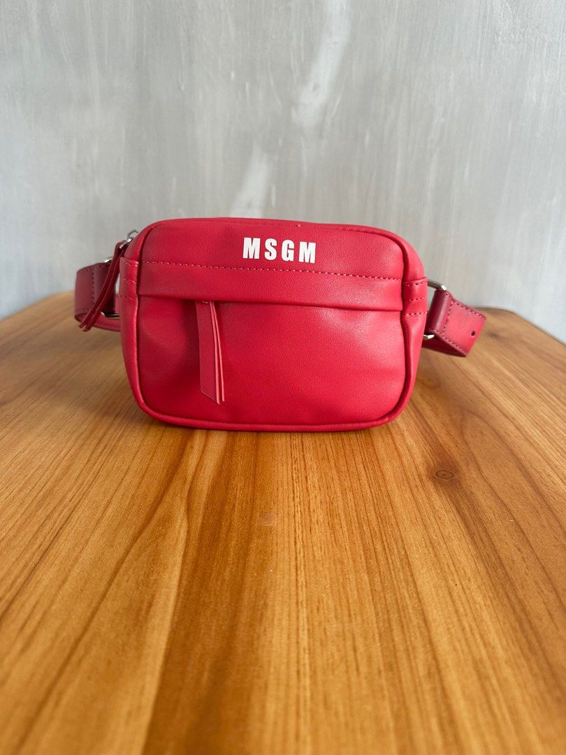 MSGM Soft Leather Belt Bag