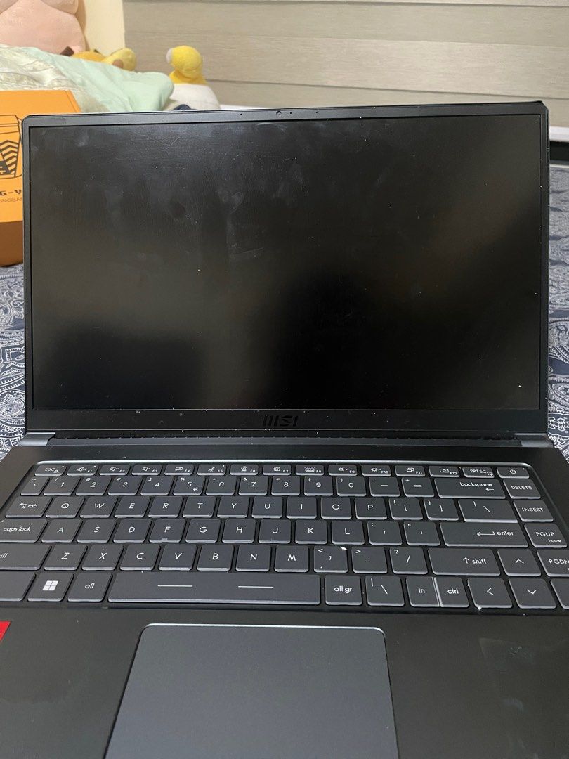 MSI Modern 15 A5M-200PH Laptop (Category: Laptops & Notebooks) located in Quezon City. Submitted by monokid (Listing ID 1285927010, Image 1). Description: Selling my lightly used laptop 15.6in FHD 60HZ screen Ryzen 7 5700U GPU Upgraded 16GB Ram 512 GB SSD w/ 1TB SSD upgrade Adjustable Backlit Keyboard Mainly used for watching online vids and coding as well as acads Good for light gaming (100+ fps in League) Freebies: Laptop Bag Logitech G304 Leag