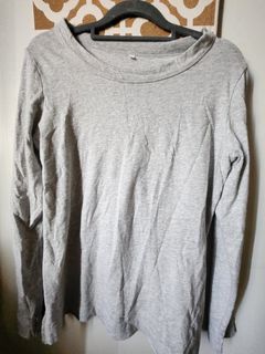 Muji Basic Longsleeve Shirt Gray