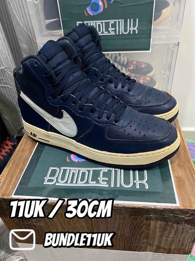 Nike Air Force 1 High Statement Game Blue White 11UK Men s