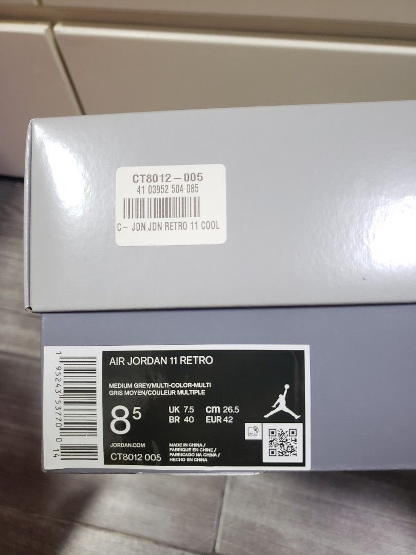 Jordan discount 11 grise