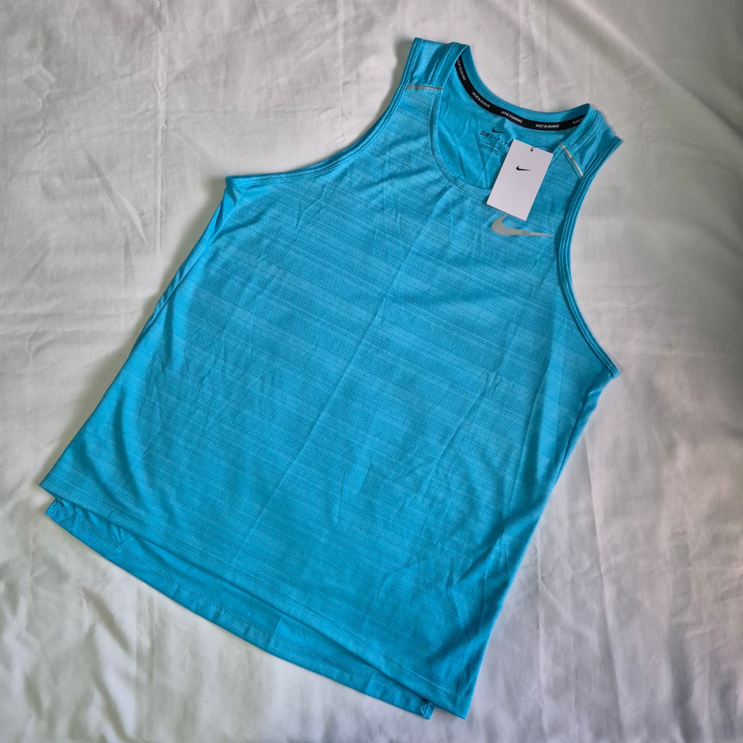 Nike Dri-FIT Miler Running Tank, Men's Fashion, Activewear on